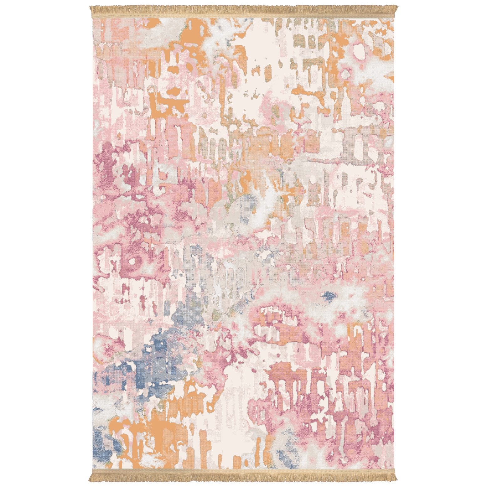 Covor Colaris, Persan , 100393, Dimensiune 0.5X0.8, 1.7milioane nod/mp, Matase Artificiala ,Multicolor, Design Modern, Antialergic