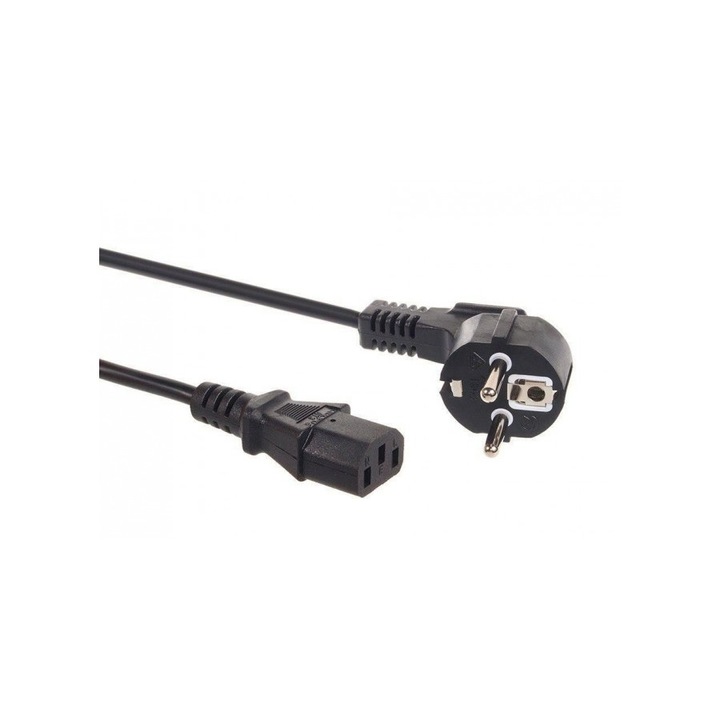 Cablu de alimentare, Maclean, MCTV/691 conector EU 1.5m, negru