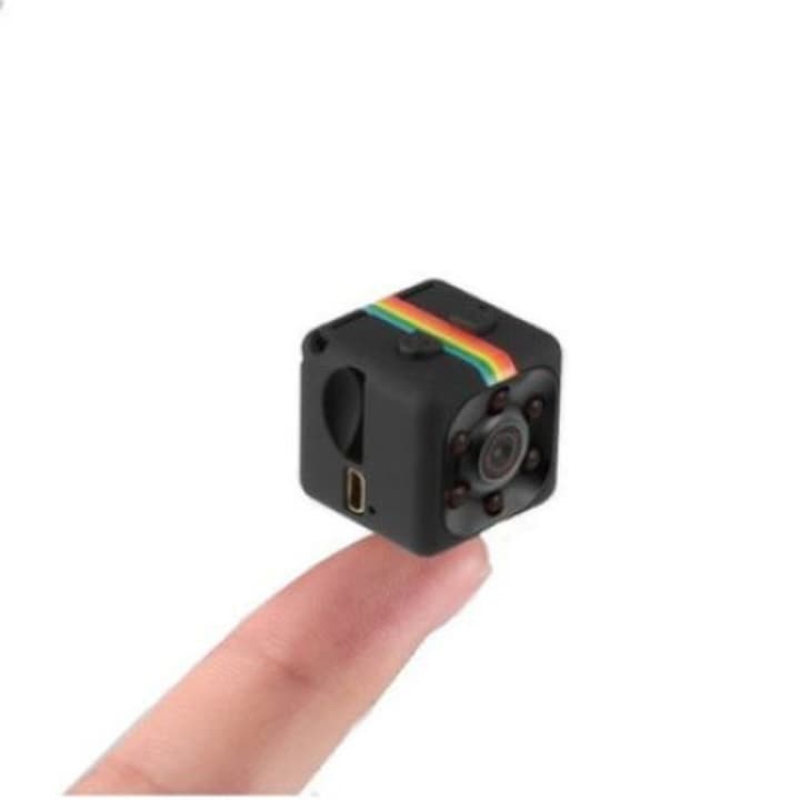 Мини камера Furnizoronline, SQ11 super mini, 1080p, Black