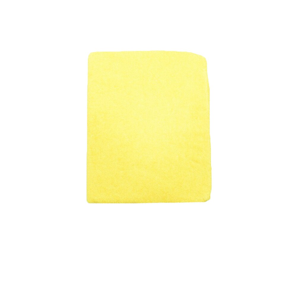 Cearceaf cu elastic pentru saltea 140 x 70 cm Caretero CB-003, Galben