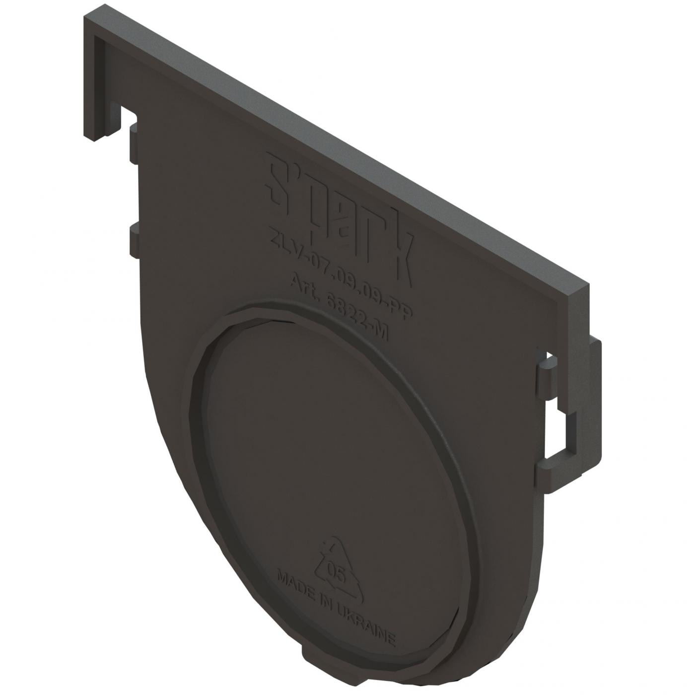 Piesa capat PP SPARK 1 pt rigola LN70 Hext.90 (6822-М)