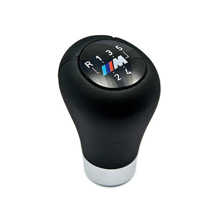 Sebességváltó gomb, PB auto, BMW M-hez, 5 sebesség, bőr