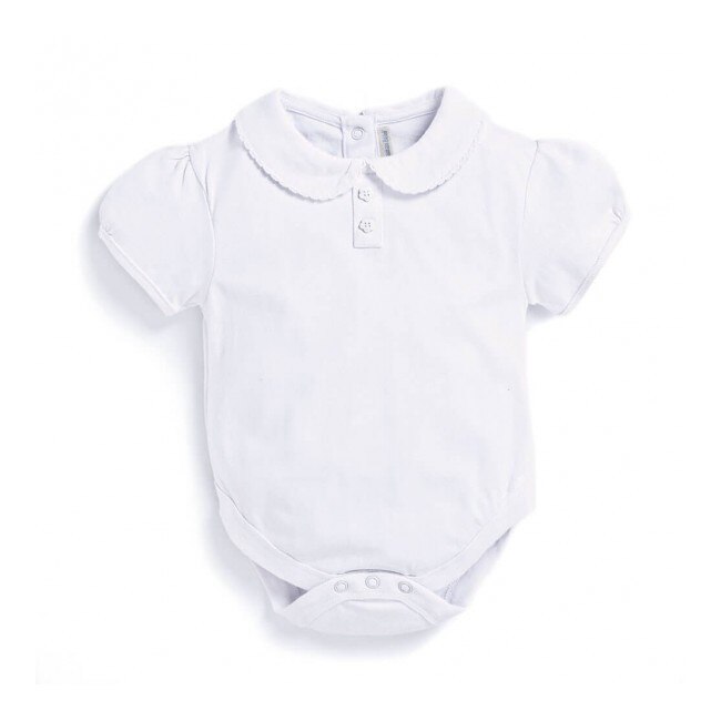 Body, Peter Pan Alb, Jojo Maman Bebe, bumbac, fete