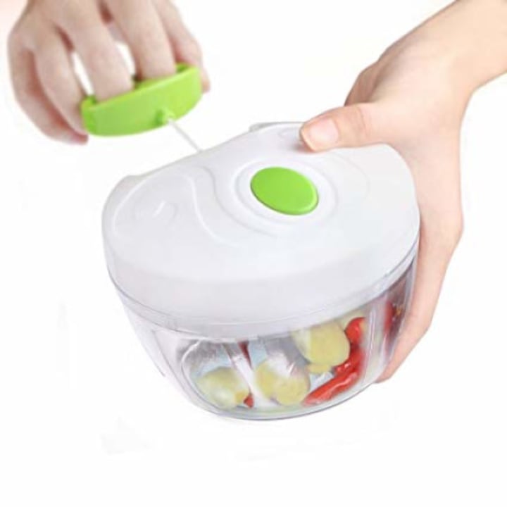 Ръчен чопър за заленчуци и плодове, LY-606, зелен