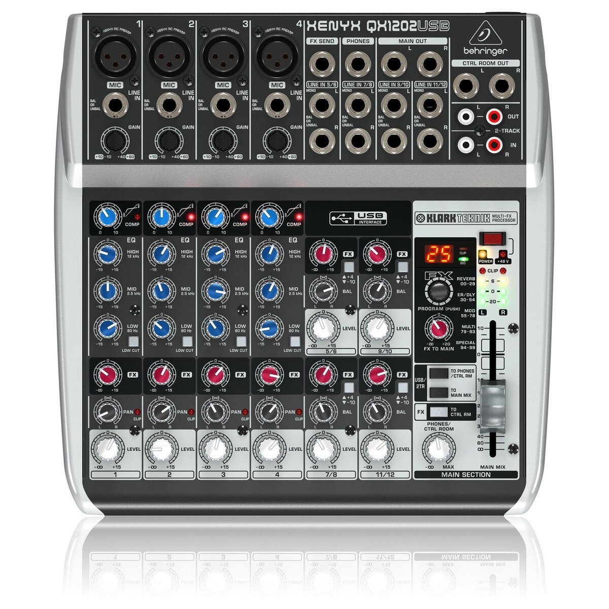 Смесител Behringer XENYX QX1202USB USB Mixer eMAG.bg
