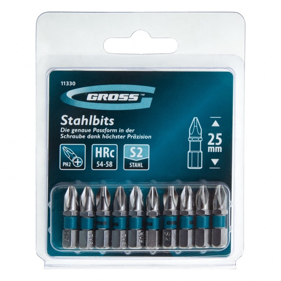 Set Biti РН2 х 25 mm, 10 bucati, GROSS - eMAG.ro