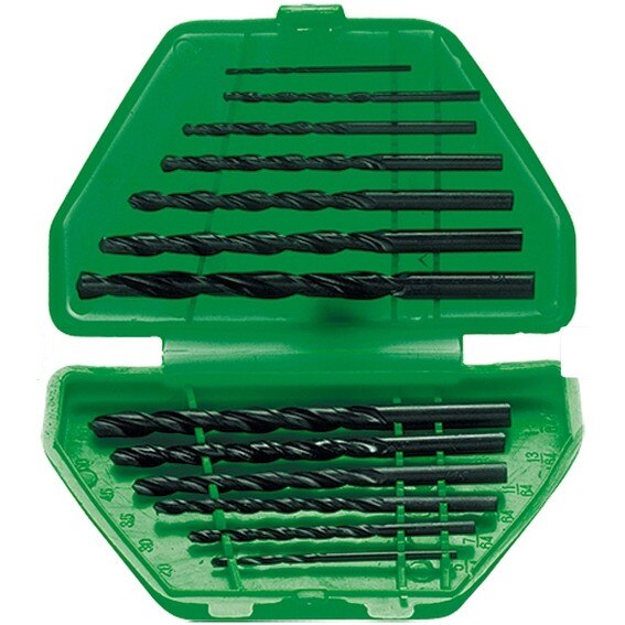 Set burghie pentru metal, 1,5-6,5 mm, 13 buc., coada cilindrica, SPARTA