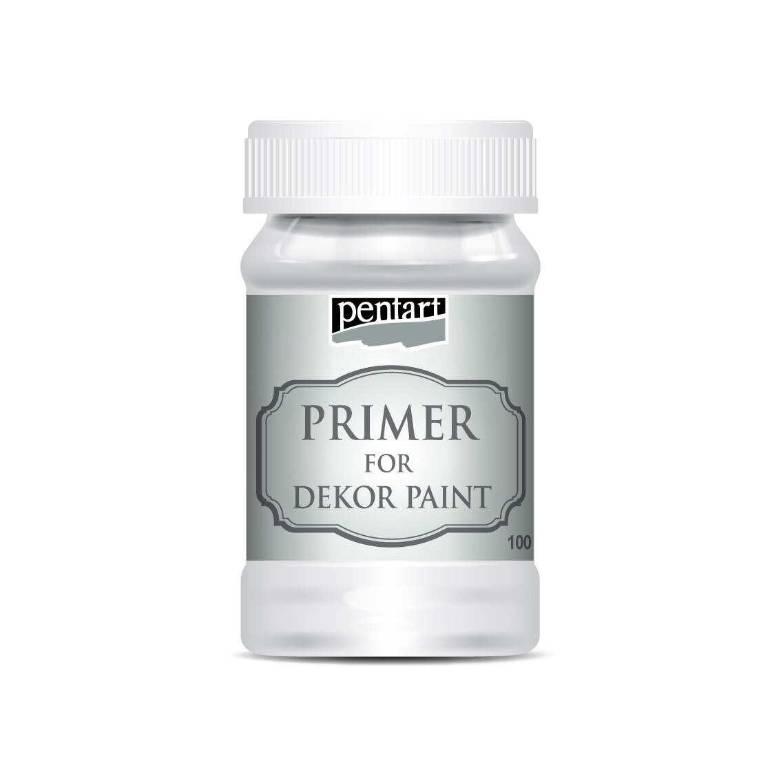 Grund pentru vopsea decorativa soft Pentart - transparent, 100 ml