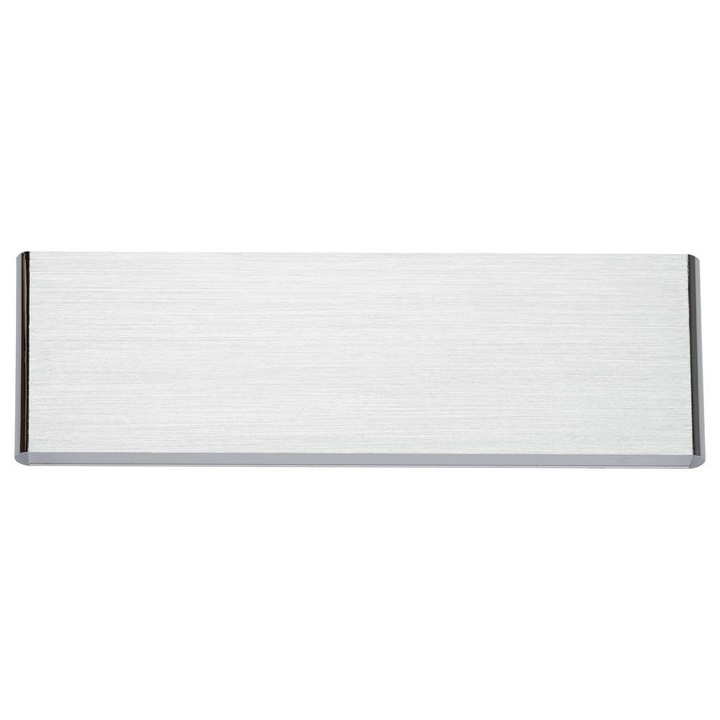 CLIMENE fali lámpa, EGLO, LED, 2X4,2W, 1000 lm, 3000K, meleg fény, alumínium, szálcsiszolt alumínium felület, műanyag, fehér, 25,5 x 8 x 4,5 cm