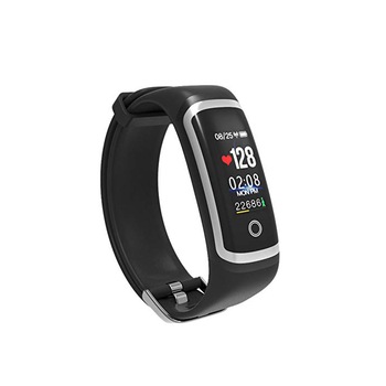 Bratara fitness TechONE™ M4 slim, submersibil, color, puls, IP67, calorii in timp real, control telefon, iluminare automata, negru Bratara fitness TechONE™ M4 slim, submersibil, color, puls, IP67, calorii in timp real, control telefon, iluminare automata, negru
