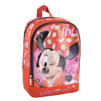 Ghiozdan mare Minnie Mouse Hello Little Butterfly 41cm Ghiozdan mare Minnie Mouse Hello Little Butterfly 41cm