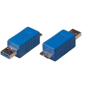 Adaptor , Maclean , MCTV/617 USB 3.0 A(tata)/ micro B , albastru Adaptor , Maclean , MCTV/617 USB 3.0 A(tata)/ micro B , albastru