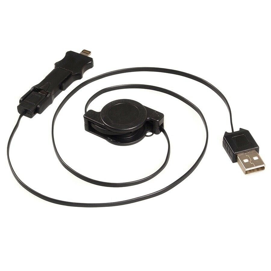 Adaptor cu cablu , Maclean , MCTV/730 USB(Iphone 5) /micro , negru