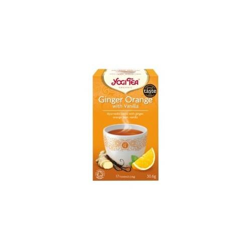 Ceai Bio Ghimbir Portocale si Vanilie Yogi Tea 30.60gr