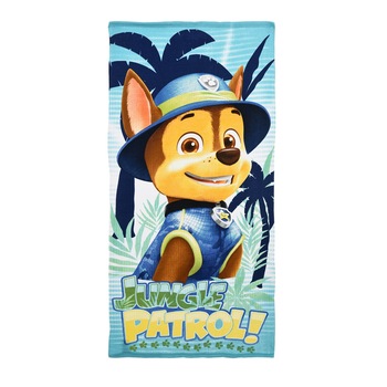 Prosop Paw Patrol Jungle Patrol 70 X 140 CM poliester Universala Multicolor Prosop Paw Patrol Jungle Patrol 70 X 140 CM poliester Universala Multicolor