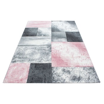 Covor Patchwork Detroit, Roz, 80x150, C04-200964 Covor Patchwork Detroit, Roz, 80x150, C04-200964
