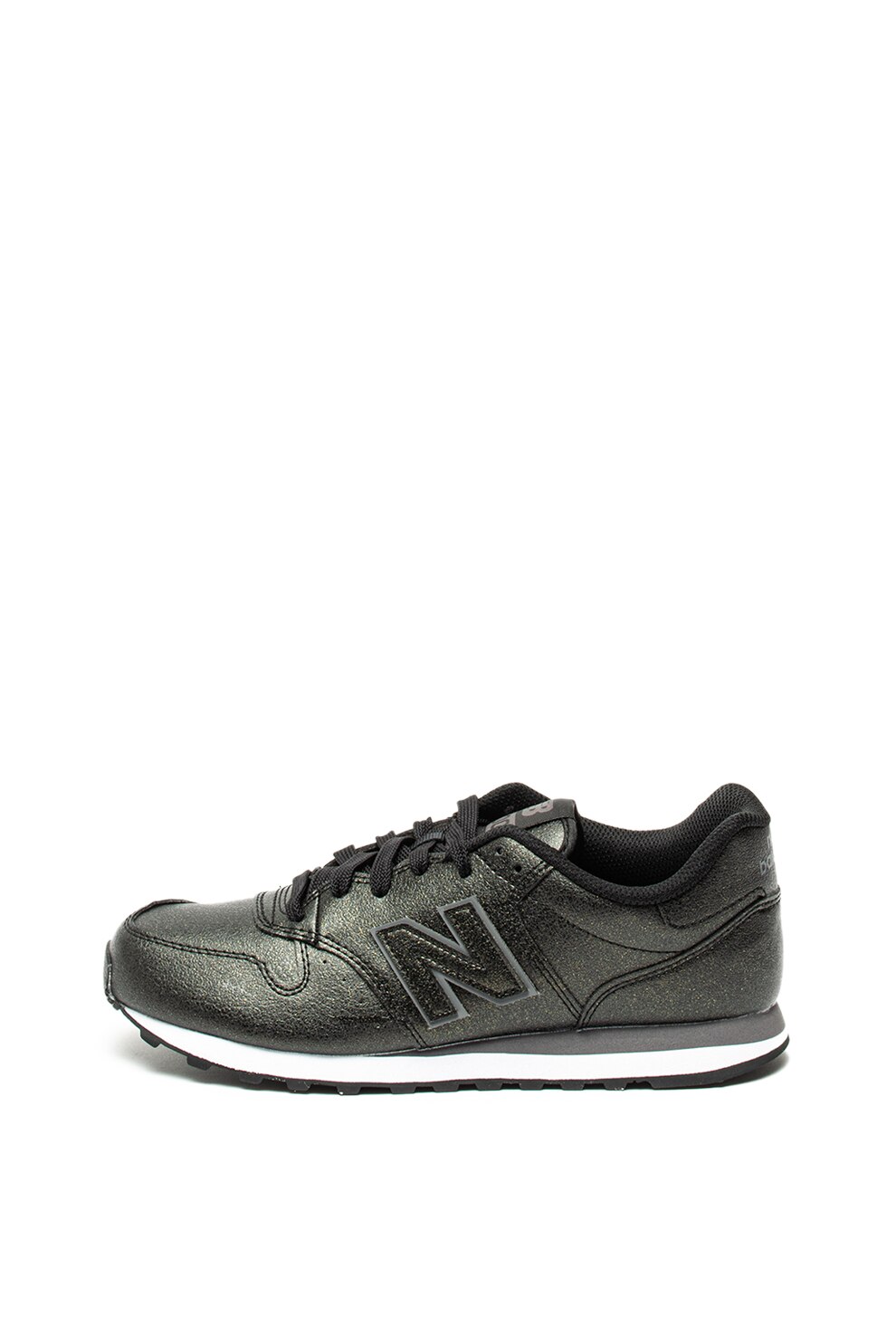 New Balance, Pantofi sport de piele ecologica si material textil 500