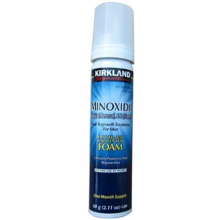 Hajnövesztő ápoló hab 5%, 1x 60ml, Kirkland