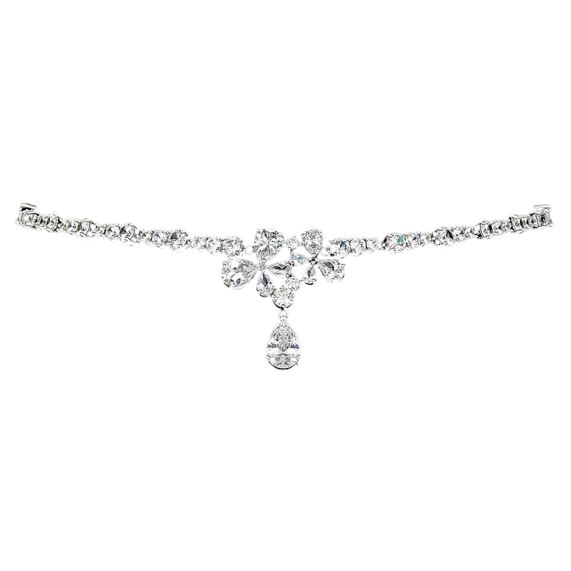 Colier placat cu Aur 18K si Diamante, Daria