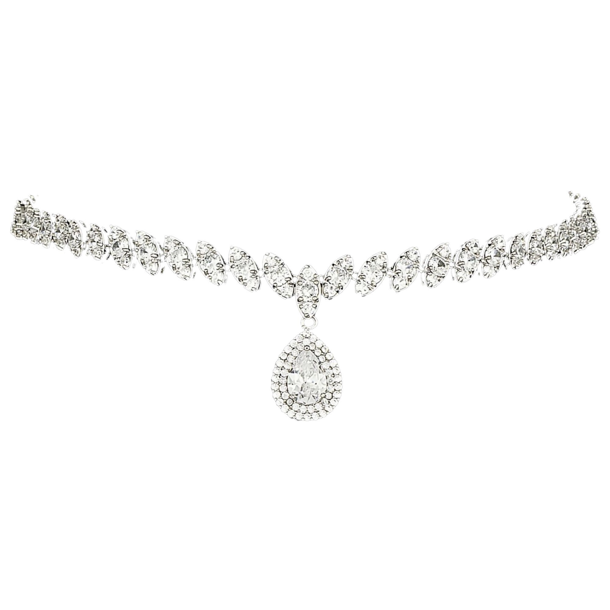 Colier placat cu Aur 18K si Diamante, Artemis Platinum