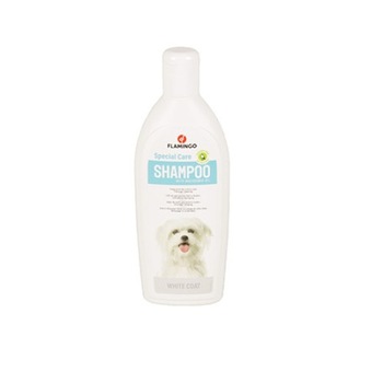 Sampon Pentru Caini Flamingo Blana Alba, 300ML Sampon Pentru Caini Flamingo Blana Alba, 300ML