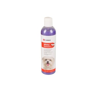 Sampon Pentru Caini Flamingo Premium Blana Alba, 300ML Sampon Pentru Caini Flamingo Premium Blana Alba, 300ML