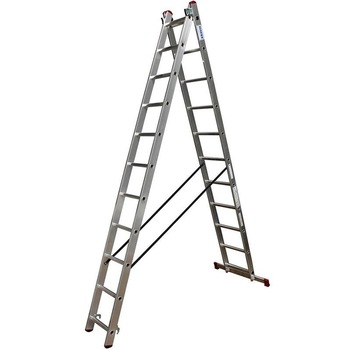 Scara KRAUSE multifunctionala 2x11 trepte, aluminiu, inaltime lucru 6.2m, CORDA Scara KRAUSE multifunctionala 2x11 trepte, aluminiu, inaltime lucru 6.2m, CORDA