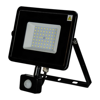 Proiector LED cu senzor Slim 10W, 850 lm, 6500K, negru Novelite 42017 Proiector LED cu senzor Slim 10W, 850 lm, 6500K, negru Novelite 42017