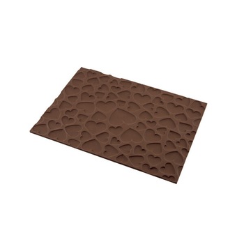 Sablon silicon forma inimioare pentru rulade sau torturi, Silikomart Sablon silicon forma inimioare pentru rulade sau torturi, Silikomart