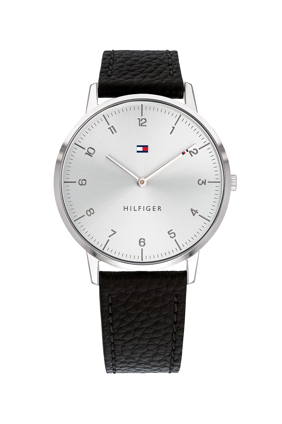 Tommy Hilfiger, Ceas cu o curea de piele Cooper, Negru