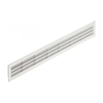 Grila ventilatie plastic alba 515X60 MM Grila ventilatie plastic alba 515X60 MM