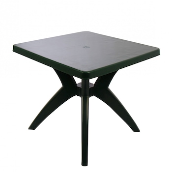 Masa fixa pentru gradina ISP LikeSmart, plastic, patrata, 4 persoane, 80 x 80 x 72 cm, verde Masa fixa pentru gradina ISP LikeSmart, plastic, patrata, 4 persoane, 80 x 80 x 72 cm, verde