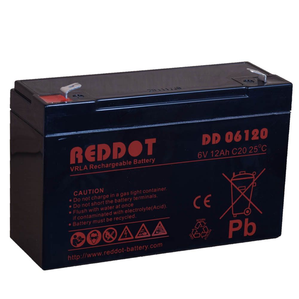 Acumulator Stationar 6V 12Ah, Plumb Acid VRAL AGM Reddot