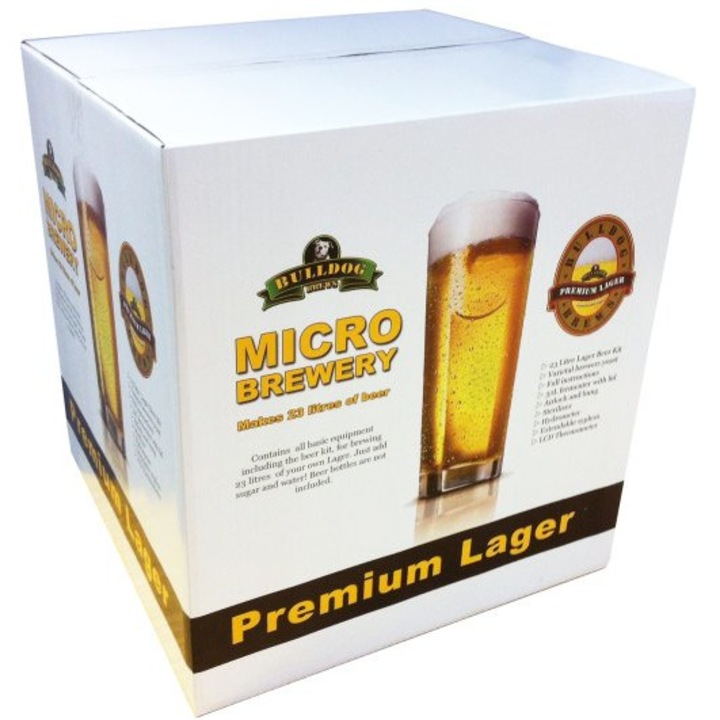 Комплект за приготвяне на домашна бира Bulldog Micro Brewery Premium Lager