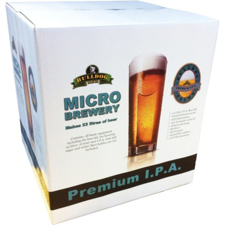 Комплект за приготвяне на домашна бира Bulldog Micro Brewery Premium India Pale Ale