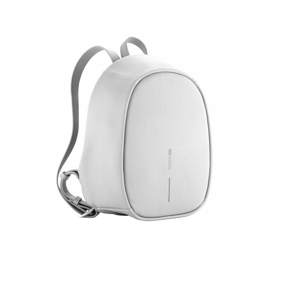 Rucsac antifurt elegant, cu fermoare ascunse, XD by AleXer, BY, pu, poliester, gri, breloc inclus din piele ecologica si metal