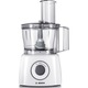 Robot de bucatarie Bosch MultiTalent 3 MCM3200W, 800 W, capacitate 2.3L, blender 1L, 2 trepte de viteza, peste 30 de functii, gri/alb