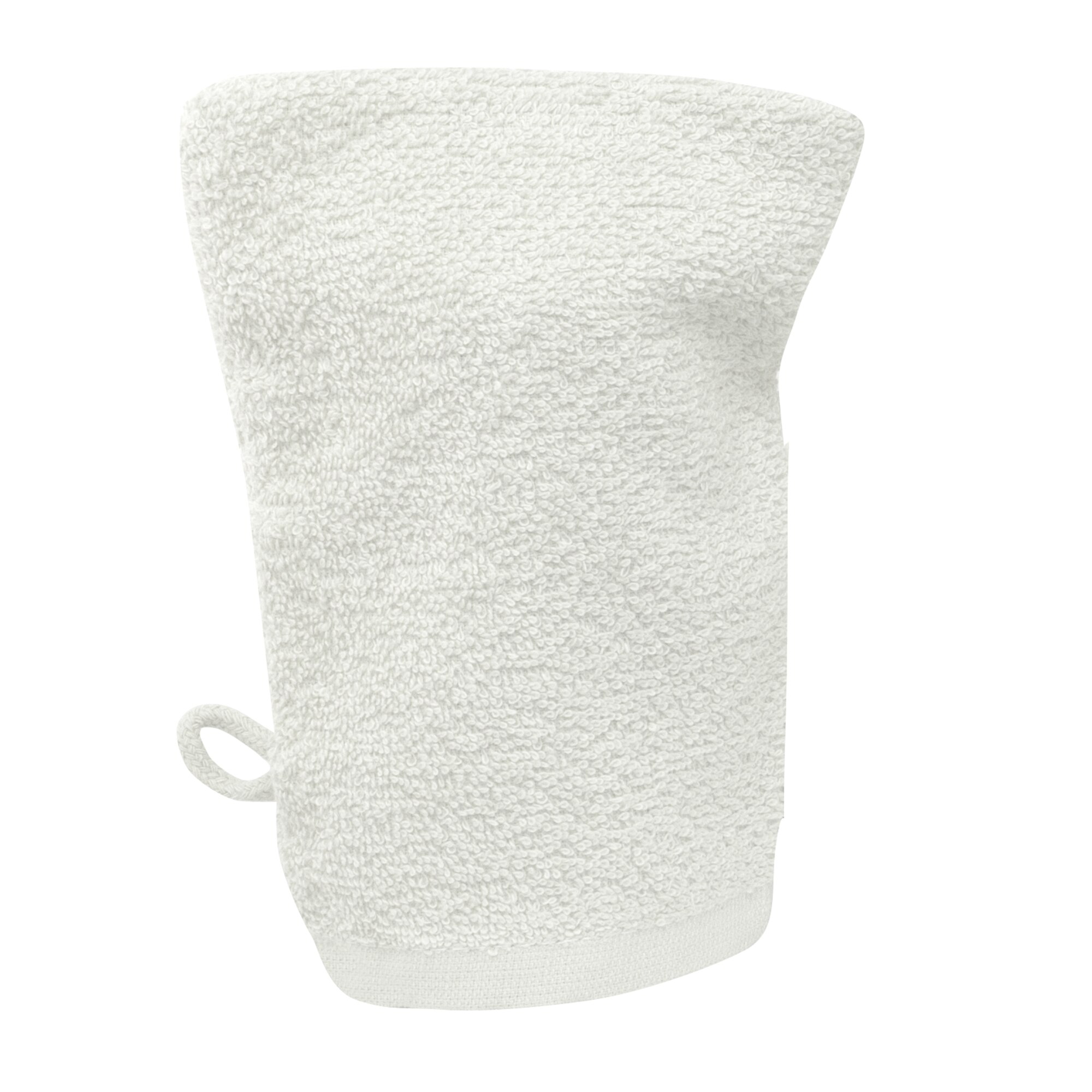 Manusa baie Lux Collection, 16x21 cm, Alb, 100% bumbac Terry Selection, 500 gr/mp