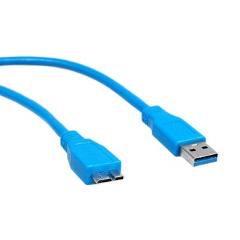Cablu de date , Maclean , MCTV/735 USB 3.0/microUSB 3.0 1 m , albastru Cablu de date , Maclean , MCTV/735 USB 3.0/microUSB 3.0 1 m , albastru