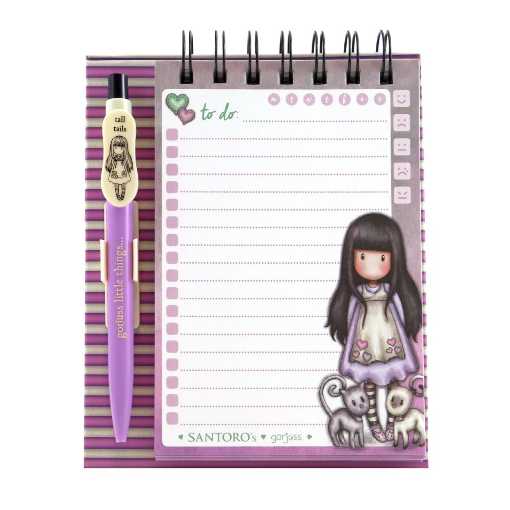 Carnetel cu pix si suport Gorjuss -Tall Tails