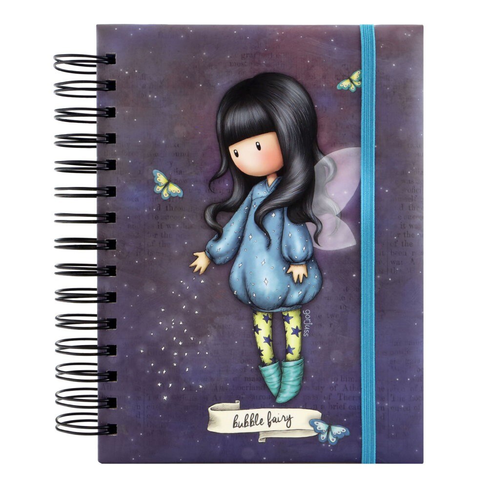 Agenda cu spira Gorjuss - Bubble Fairy, 18 x 21 x 3 cm