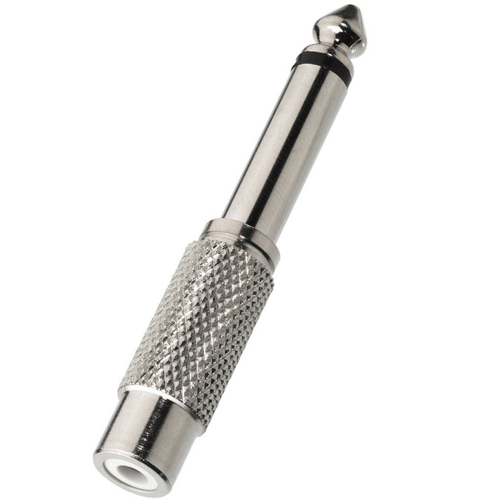 Adapter mono Jack 6.3 apa - Rca anya NTA-175M Monacor