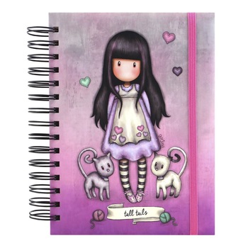 Agenda cu spira Gorjuss - Tall Tails, 18 x 21 x 3 cm Agenda cu spira Gorjuss - Tall Tails, 18 x 21 x 3 cm