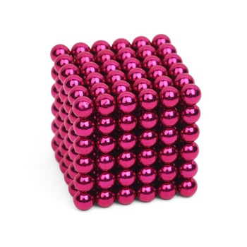 Bile Magnetice AntiStres Neocube, roz, 5 mm, 216 piese - MagCub®