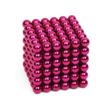 Bile Magnetice AntiStres Neocube, roz, 5 mm, 216 piese - MagCub® Bile Magnetice AntiStres Neocube, roz, 5 mm, 216 piese - MagCub®