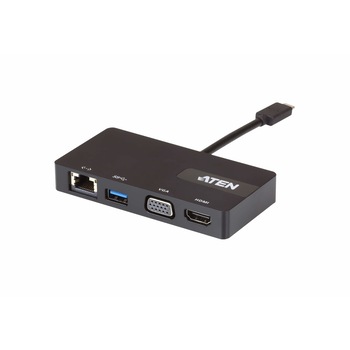 Docking station USB-C la HDMI, VGA, RJ45 Gigabit, USB 3.1, ATEN UH3232 Docking station USB-C la HDMI, VGA, RJ45 Gigabit, USB 3.1, ATEN UH3232