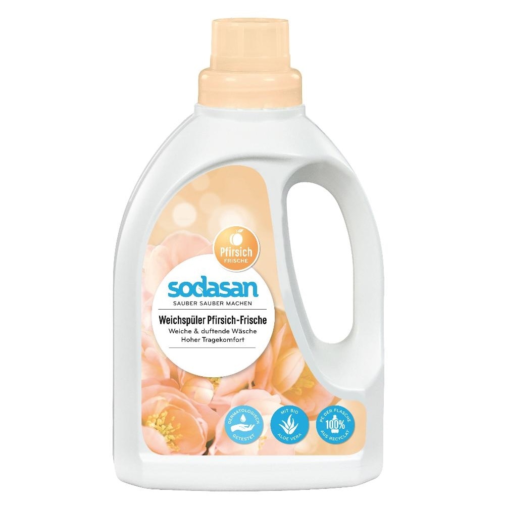 Balsam de rufe cu piersica si aloe vera 750ml Sodasan