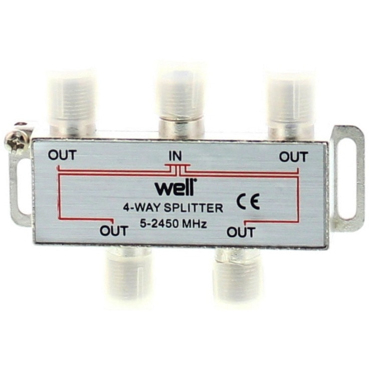 Spliter CATV 4 cai 2450 Mhz Well