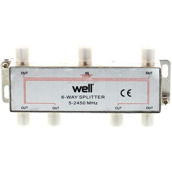 Spliter CATV 6 cai 2450 Mhz Well Spliter CATV 6 cai 2450 Mhz Well