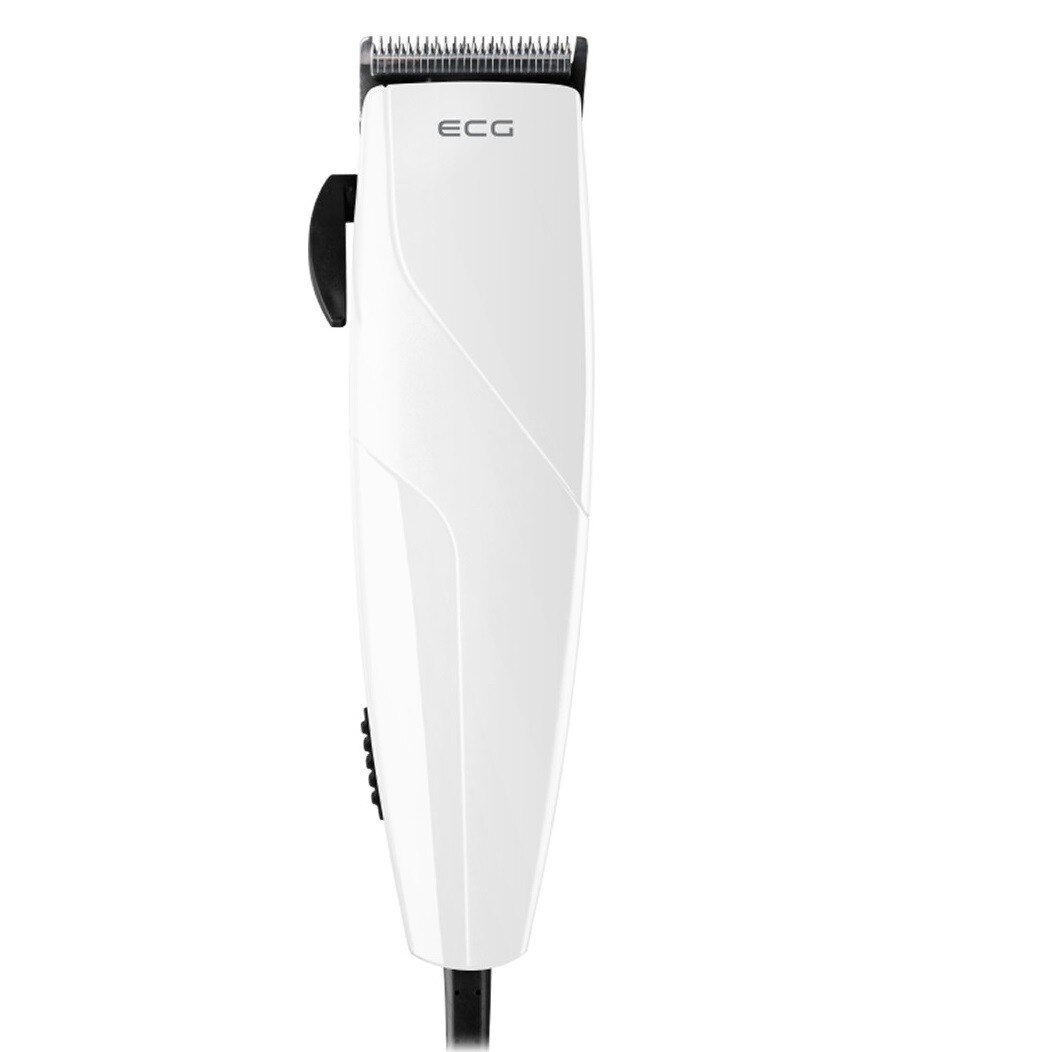 Masina de tuns ECG ZS 1020 White, 6 capete de taiere, 220V, 8 W